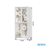 Tủ nhựa Duy Tân Wing-L (màu trắng)