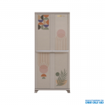 Tủ nhựa Duy Tân Wing-L (màu xám lá)