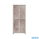 Tủ nhựa Duy Tân Wing-L (màu xám, hoa)