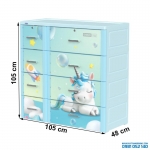 Tủ nhựa Duy Tân Shino 4 tầng (Dương - Ngựa Ngủ Mơ)