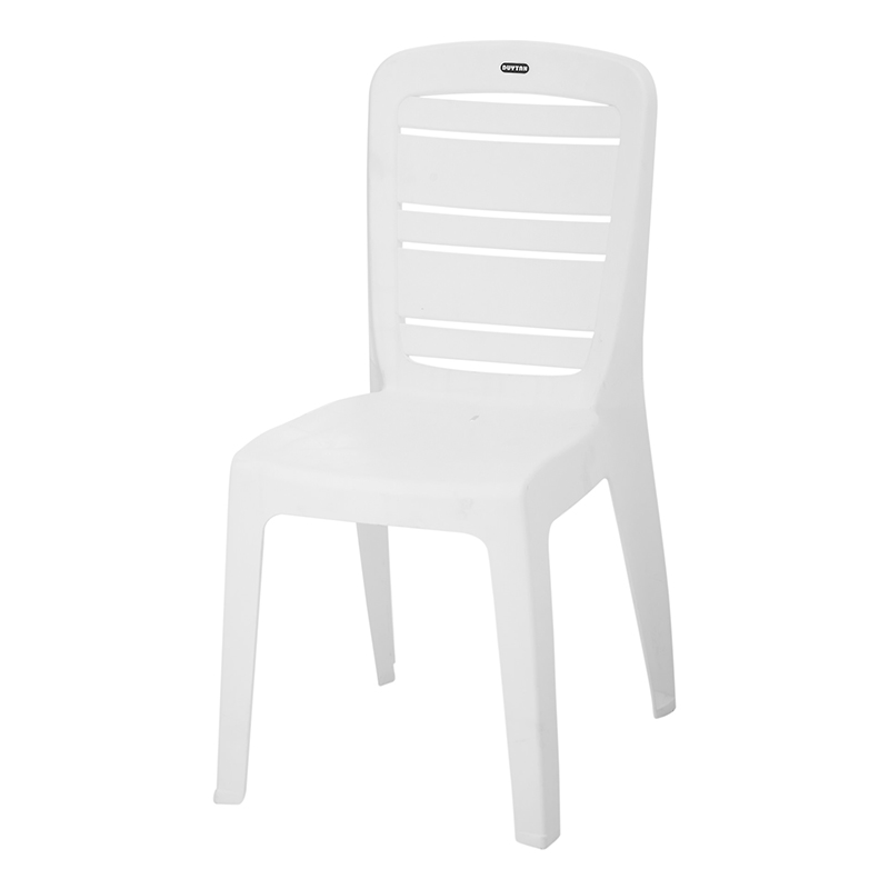 Ghế dựa sọc ngang 1209 - Màu trắng
