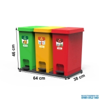 Thùng rác Eco bộ 3 - No.0953/3