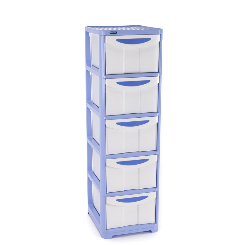Tủ nhựa Duy Tân Lớn No.662 - 5 (5 ngăn, màu xanh dương)