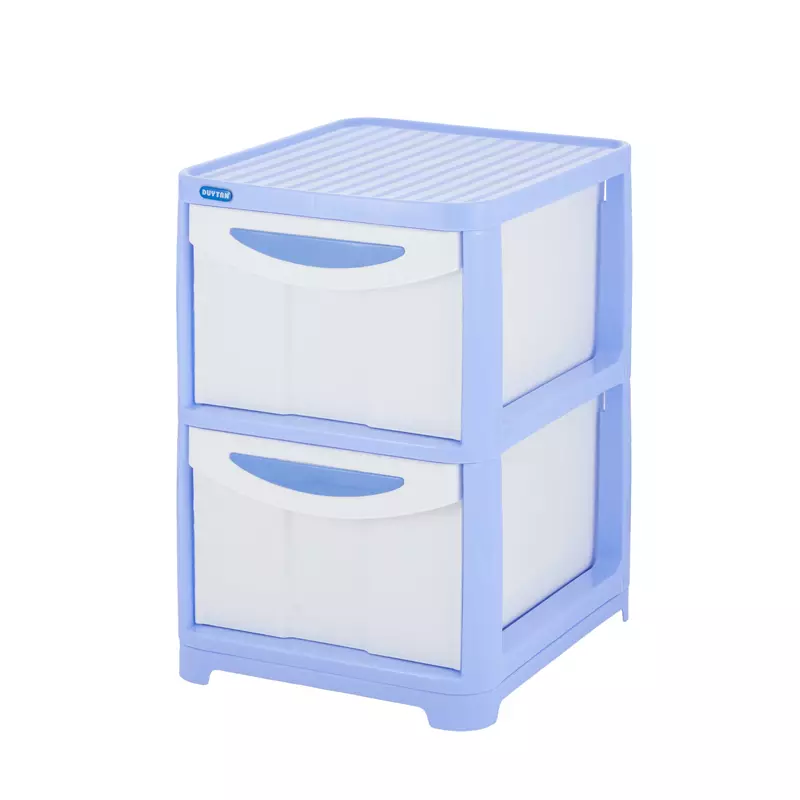 Tủ nhựa Duy Tân Lớn No.662 - 2 (2 ngăn) - xanh dương