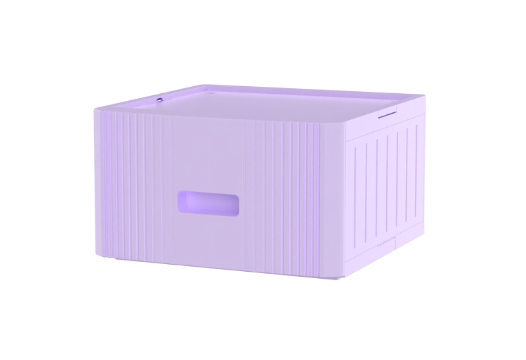 Tủ nhựa Duy Tân Matsu Lock - 1 ngăn - màu tím